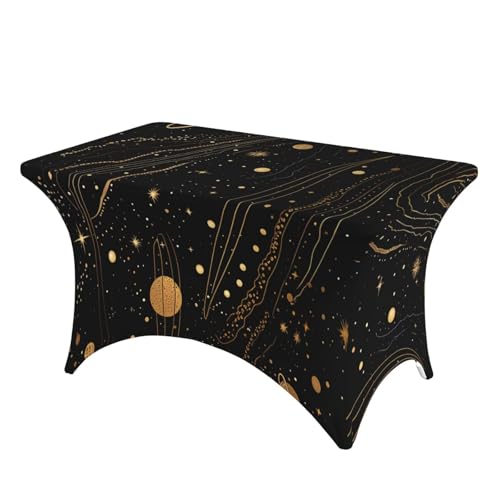 Nappe imperméable table rectangulaire élasthanne anti-tache gala - 2