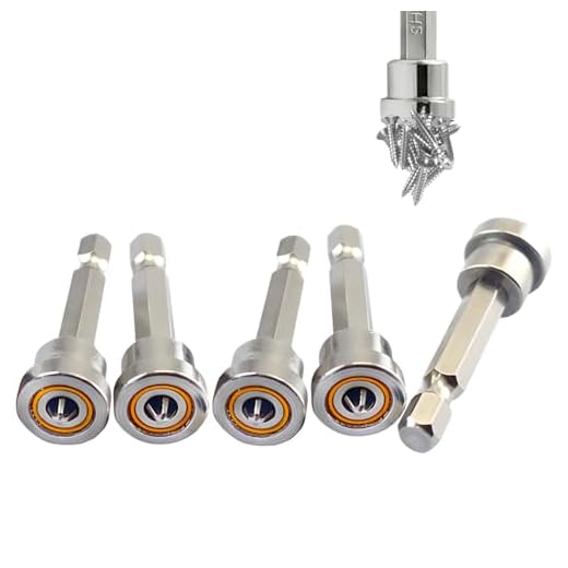 Teursa 5pcs Set TEURSA ® Premium Magnetic Drywall Screw Setter - PH2 Bits for Plasterboard - Hex Shank Positioning Bit - Easy Drywall Installation - Drill Accessory (5pcs 2'')