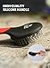 Harrison Howard Horse Grooming Brush Set, 7 Essential Grooming Brushes for Daily Horse Care, Body, Mane, Tail & Shedding Use Red