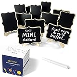 [Multi Occasions]：By changing the place direction of the chalkboard, These buffet food signs can be used horizontally or vertically: Labeling the drink/food on dessert table, a guide board for themed parties, Used as small sale signs for retail store...