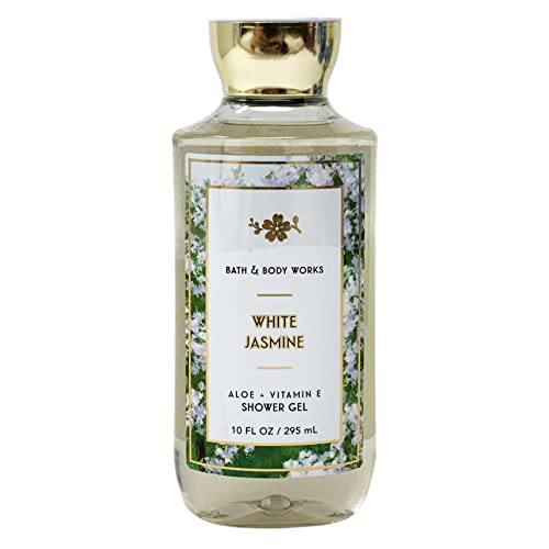 Bath & Body Works White Jasmine 3 Piece Set - Fragrance Mist - 2 Shower Gels With A Natural Oats Bar Soap - Full Size #TOP2