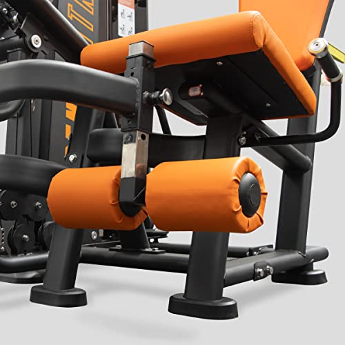 Phoenix Fitness Leg Extension & Curl Machine - Dual Function Exercise Machine for Weight Training and Building Muscle - Heavy-Duty Equipment for Home and Commercial Use - Adjustable Stack 5kg-70kg - Image 4