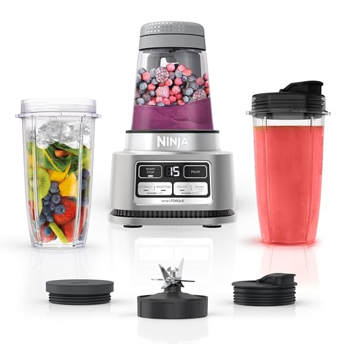 Comparison: Best Compact Blender For Smoothies 7 Ninja Blenders for Kitchen | Smoothie Blender, Mixer, Grinder - Premium Blending Performance for Sauces, Frozen Drinks, and More | 1200 Peak Watt Motor | SS101 Foodi Personal Smoothie Maker
