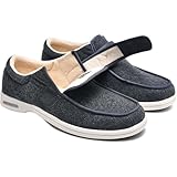 Comfortable Walking Shoes with Arch Support, Wide Diabetic Footwear, Non-Slip Slippers, Orthopedic Casual Shoes, for Swollen Feet & Edema Relief