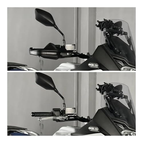 Protège mains Transalp 2023-2025 bouclier guidon finition premium