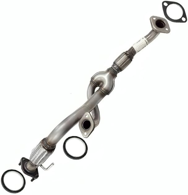 Tubo flexível dianteiro do escapamento Northeastern Exhaust em aço inoxidável para Hyundai Santa Fe 2007 a 2009 2.7L – 1 unidade