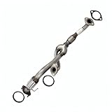 Northeastern Exhaust | Stainless Steel Front Flex Exhaust Pipe Compatible for Hyundai Santa Fe 2007-2009 2.7L | Free Gaskets Included | Automotive Replacement Part