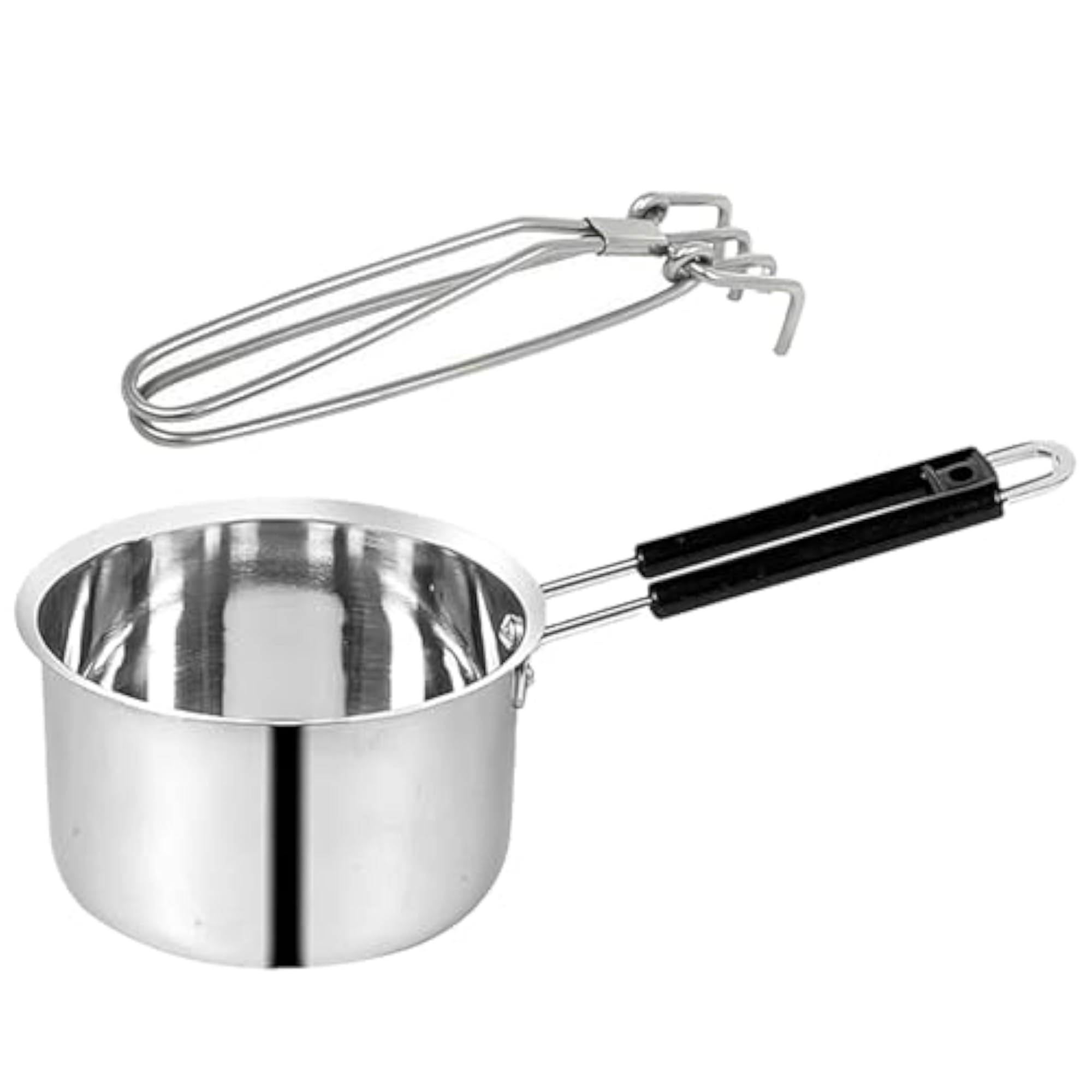 Heavy Gauge Aluminium Saucepan with Wire Tong Combo