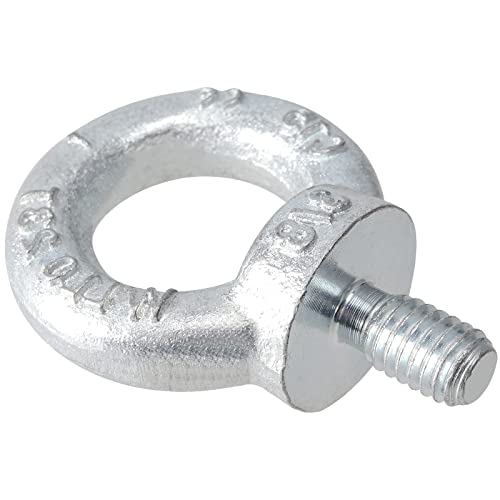 Image of MUKCHAP 10 Pack M10 Lifting Shoulder Eye Bolt, Machinery Shoulder Lifting Ring Eye Bolt with 3 /8 Inch Male Thread, 507 Lbs Working Load Limit