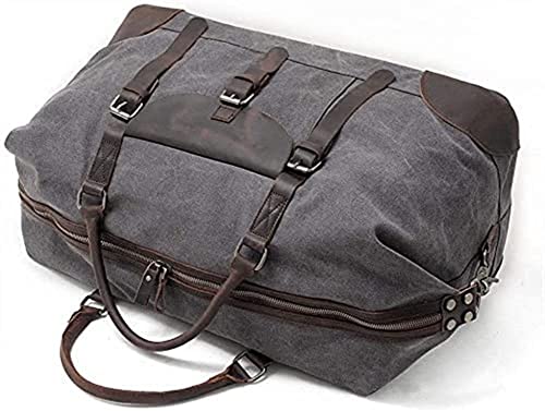 Gym Duffle Bag Backpack Waterproof Sports Bags Travel Weekender Bag for Men Women Overnight Bag with Shoes Compartment(Brown)3