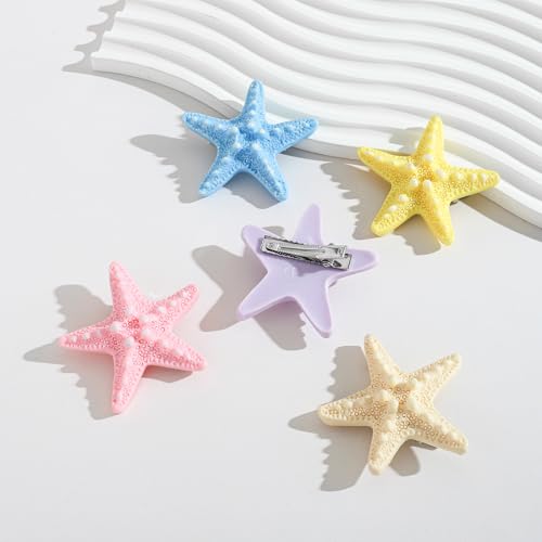 5 Pcs Colorful Mermaid Hair Clips For Women Cute Mermaid miniatura 5