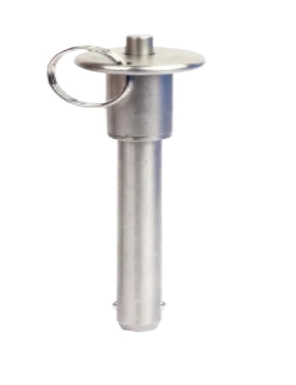 VCN110 - Pasador de bloqueo de bola de acero inoxidable, pasador de bloqueo de liberación rápida con correa para un cierre seguro (10 mm x 95 mm)