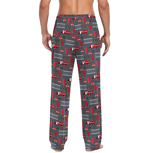 Ollabaky Pjs Men's Pajama Pants Separate Bottoms Men Long Sleep Pants Lounge Pants with Pockets2
