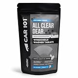 CAR101 Windshield Washer Tablets – 25Pcs | Car Accessories | Automotive Glass Wiper Cleaning Tablets | Concentrated Glass Cleaning | Bug & Dirt Remover, Eco-Friendly Washer Fluid Substitute