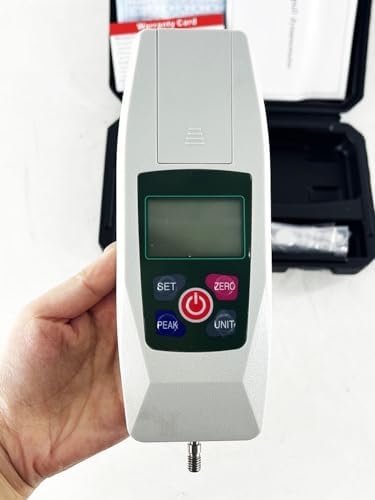 Digital Push Pull Force Gauge Dynamometer with Max Load Value 300N/30kg/65Lb/1080Oz Display Digit 0.1N Built-in Sensor Precision 土1% Automatic Shutdown Ffunction