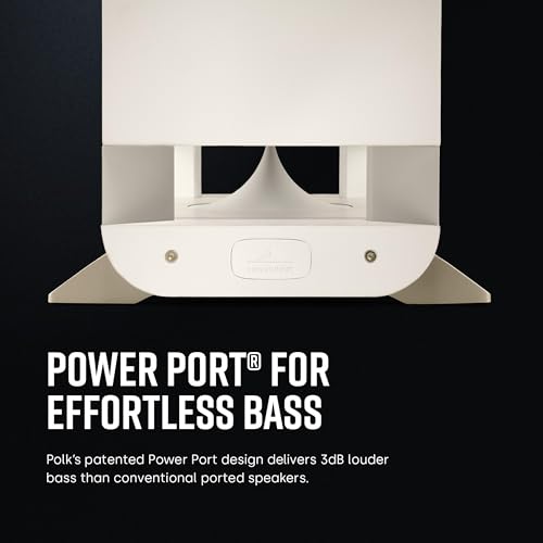 Image of Polk Signature Elite ES60 Tower Speaker - Hi-Res Certified, Dolby Atmos Speakers & DTS:X Compatible, 1 inch Tweeter & (3) 6.5 inch Woofers, Power Port Technology for Effortless Bass, Contemporary Walnut