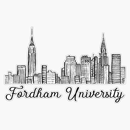Fordham University Vinyl Sticker Waterproof Bumper Sticker Laptop Window Decal 5"