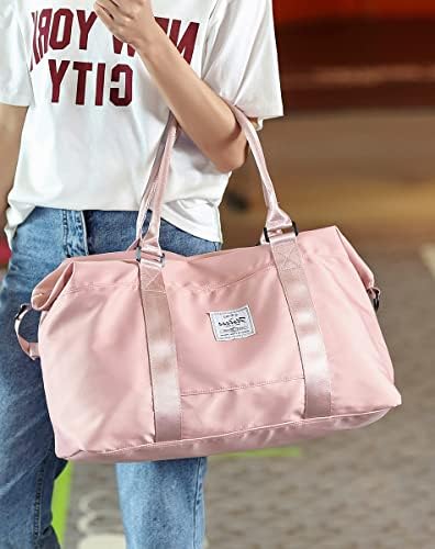 Miss or Miss weekender bags for women,Travel Duffel Bag, Sports Tote Gym Bag, Shoulder Weekender Overnight Bag for Women (Pink)… 7 Miss or Miss weekender bags for women,Travel Duffel Bag, Sports Tote Gym Bag, Shoulder Weekender Overnight Bag for Women (Pink)…