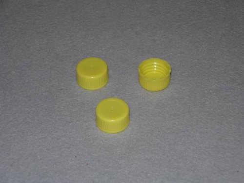Yellow screw-top cap for 10 mL vials (1000 per case)