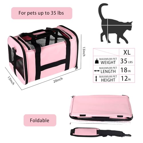 Top tasta Porta-Gatos Porta-Cachorros Grandes Para Cães E Gatos, Filhotes De Até 30 Libras, Porta-Ca