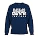 NFL Dallas Cowboys Mens Long Sleeve Practice Tee, Navy, X-Large