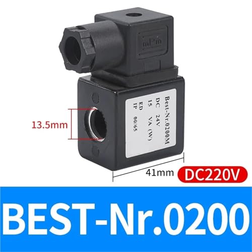 Best-Nr.0200 Electrical Pneumatic Solenoid Valve Coil DC220V 13,5mm - 3