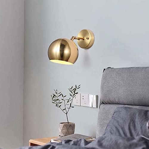 Aplique de pared de cobre WQHPLMD para decorar salones oscuros 2