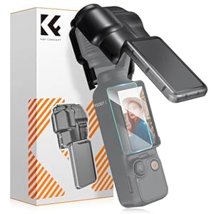 K&F Concept Pocket 3 Beschermhoes Cover voor DJI Osmo Pocket 3, Plastic Gimbal Protector Lens Screen Protector Guard Case Accessoires