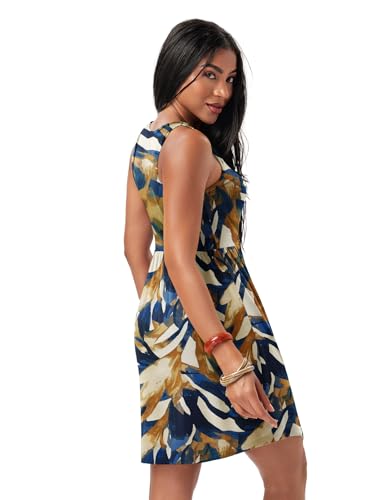 Image of HiMONE Vacation Dresses for Women 2025 Summer Dress Women's Casual Sundresses Casual Beach Petite Sun Dress XS-2XL