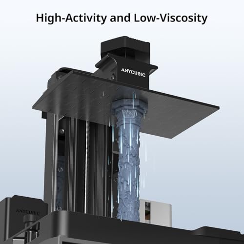 Image of ANYCUBIC High Speed 3D Printer Resin 2.0, Print Up to 3X Faster, Particularly Apply for Large-Size 3D Printing Models, Low Odor (High Speed Grey, 4kg)