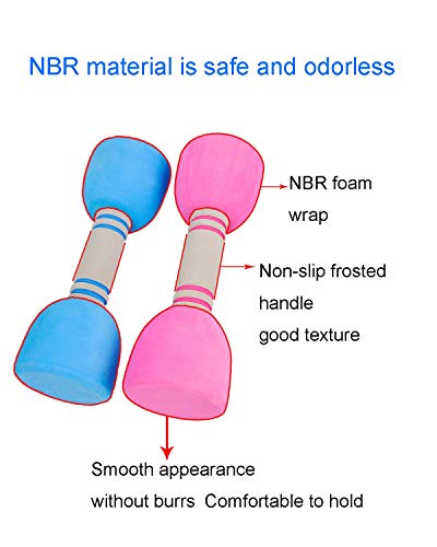 Dumbbells A Pair Of Small Dumbbells Fitness Hand-Held Weights Non-Slip Dumbbells Comfortable To Hold For Children… - Afbeelding 6