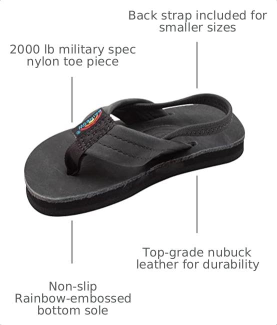 Image of Rainbow Sandals Kid's Single Layer Premier Leather | Casual Sandals