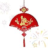 Décorations Du Nouvel An Chinois 2026 - Chinois | Décoration De Fête Vietnamienne L'Année Du Cheval,Pour La Décoration De Maison, Voiture, Entrée, Arbre, Mur, Porte, Salon,