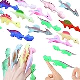 FuYelng 30 Pièces Dinosaures Volants Extensibles, Jouets de Doigts Dinosaures Dinosaure Ca...