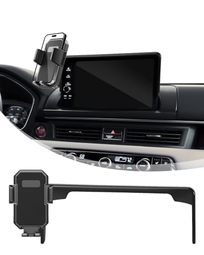 PZK Car Phone Mount for Honda HRV 2023-2026/ CRV 2023-2026 / Honda Pilot 2023-2026 Accessories 7/9-inch Screen 360° Rotation Auto Lock CRV HRV Car Phone Holder Not Affect Air Vent Phone Cradles