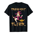 Bruja de volante frecuente para mujer Camiseta