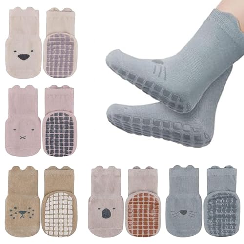 Catálogo de Calcetines de deporte para Niña disponible en línea para comprar. 50 5 Pares Calcetines antideslizantes para niños,calcetines de algodón para niños,Calcetines de Fondo Suave Antideslizantes Para Niños,Agarre fuerte,Regalo perfecto para niños...