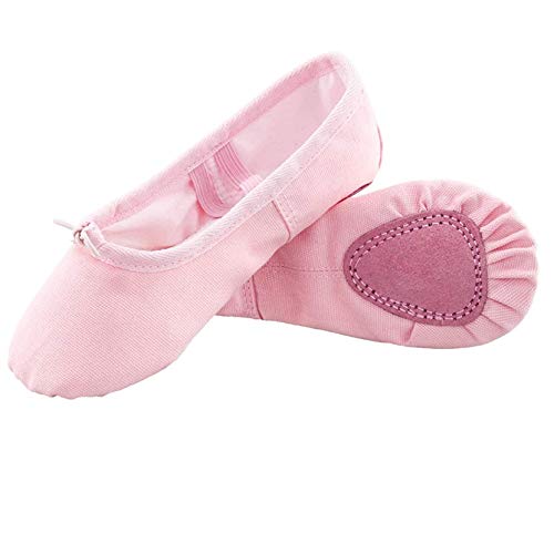 The Dance Bible Girls Nude Canvas Ballet Dance Gymnastics Shoes (Measure in cm)