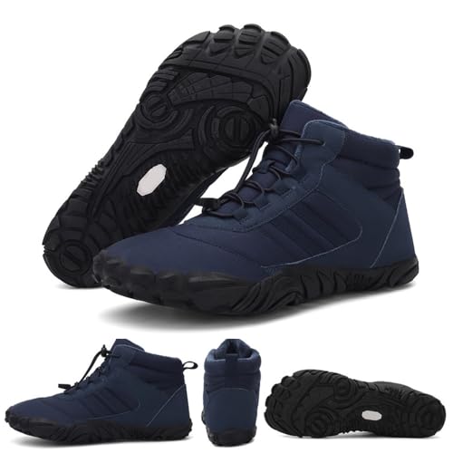 Barefoot Shoes Winter,Snow Boots for Women & Men,Warm Fur Lined Waterproof Snow Sneakers Lightweight Non-Slip Snow Boots3