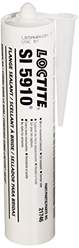 Loctite HL231232 5910 Silicone Sealant, 300 mL Cartridge, 30 Shore D Hardness, 130 to 200 psi Shear Strength, 247 psi Tensile Strength, Black Paste