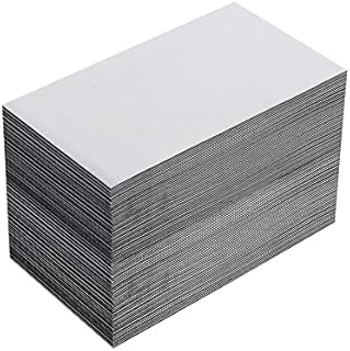 LLPT Business Card Magnets 100 Packs Easy Peel Stick Thick with Self Adhesive Promotion Magnetic Sheet for Business Marketing Card Teaching Schedule Photo Wall(BCM100)
