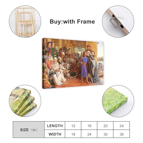 Art mural grand format William Holman Hunt pour décorer grand mur vide