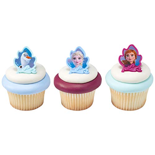 30 Frozen Cupcake Topper Rings Party Favors Birthday Party Supplies from Blue Fox Baking featuring Elsa and Olaf 30 Frozen Cupcake Topper Rings Party Favors Birthday Party Supplies from Blue Fox Baking featuring Elsa and Olaf