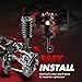 Front Complete Strut Suspension Assembly Set for 2009 2010 2011 2012 2013 2014 2015 2016 for Dodge Journey suspension kit Includes Stabilizer Bar Link Replacement for OE 172509 172510 K750382-4PCS