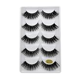 UAMOU Rzęsy 10/20/50/100 pudełek naturalne rzęsy z norek 3D Faux Cils Cilios puszyste sztuczne rzęsy delikatne grube rzęsy Cheerfully (Color : G810, Size : 60 boxes)