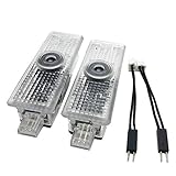  Acptxvh Auto-Tür-Willkommen-Projektor LED-Leuchten für BMW E60 E90 E46 F10 Z4 E89 E85 E63 GT X1 X5 X6 X3 M3 M5 E92 F01 F30 F15 Logo Light,Weiß