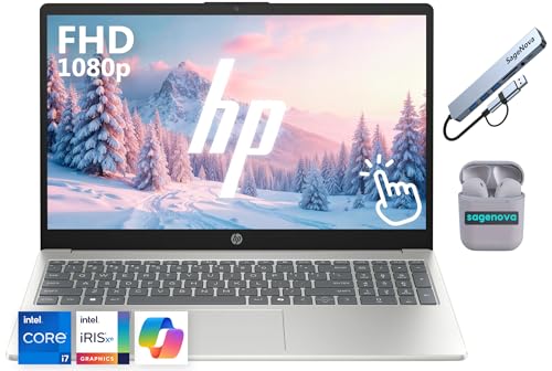 HP 15.6�C���`�^�b�`�X�N���[���m�[�g�p�\�R��, 64GB RAM 2.5TB�X�g���[�W (2TB SSD+512GB�h�b�L���O�X�e�[�V�����Z�b�g), Intel Core i7-1355U, FHD 1920 x 1080 IPS Display, 