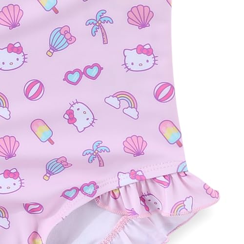 Hello Kitty Sanrio Girls Swimsuit UPF 50+ One Piece Bathing Suit for Big Kids4
