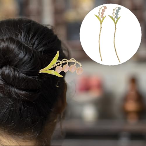 Bâtons à cheveux pour chignons tulipe parfaits pour vos soirées