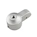 Silver Aluminum Flagpole Truck with Nylon Pulley, Flagpole Top Replacement, Fit 2